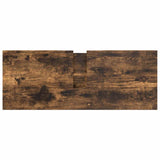 Basin Cabinet with Drawers Smoked Oak 90x34.5x60 cm 861889