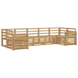 Outdoor Sofa Set 7 pcs White 304 x 132.5 x 73 cm 3392439