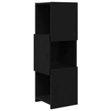 Corner Cabinet Black Oak 30.5x30x95cm Engineered Wood 889830