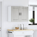 Kitchen Wall Cabinet "Porto" Grey Sonoma Engineered Wood 854073