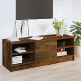 TV Cabinet Smoked Oak 102x35.5x36.5 cm Engineered Wood 817084