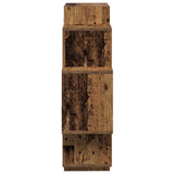 Wall Shelf Old Wood 90 x 25 x 90 cm Engineered Wood 8012178