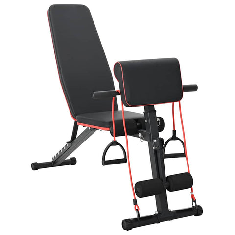 Weight Bench Manual Black 132 x 54 x 100 cm Steel 42007904