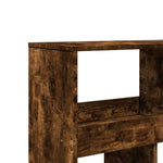 Bookcase Smoked Oak100x33x125.5 cm Engineered Wood 3309361