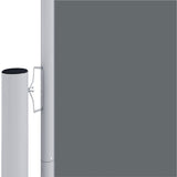 Retractable Side Awning Anthracite 200x1000 cm 318044