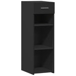 ZNTS Sideboard Black 30x42.5x93 cm Engineered Wood 846307