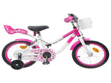 Kids Bike with Training Wheels 16 Inches for 4-6 Years Old Pink 42009594