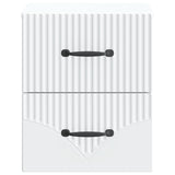 Wall-Mounted Bedside Cabinet 2 pcs White 34.5 x 33 x 40 cm 898976