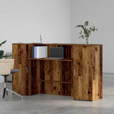 Reception Desk Old Wood 180x50x103.5 cm Engineered Wood 3324212