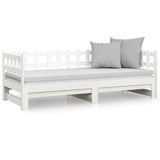 Pull-out Day Bed without Mattress White 2x cm 820767