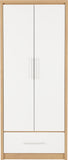 ZNTS Seville 2 Door 1 Drawer Wardrobe 100-101-070