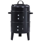 Outdoor Grill 40 x 80 cm Steel Black 3443039