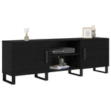 TV Cabinet Black Oak 150 x 30 x 50 cm Engineered Wood 879600