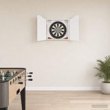 Dartboard Cabinet High Gloss White 56 x 12 x 63 cm 8006655