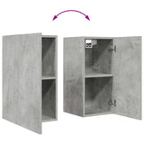 6 Piece TV Cabinet Set Concrete Grey Engineered Wood 3079118