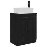 Bathroom Vanity with Sink Black 54 x 35 x 83 cm Engineered Wood 890131