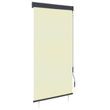 Outdoor Roller Blind 100x250 cm Cream 145959