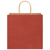 Paper Bags 250 pcs with Handles Red 26x17x25 cm 4101759
