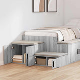 Storage Cabinet 2 pcs Grey Sonoma 127 x 41 x 40 cm 866656