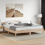 Bed Frame without Mattress 180x200 cm Super King Solid Wood Pine 3216191
