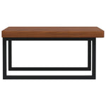 ZNTS Basin Shelf Wall Mounted Steel and Solid Wood Oak 3302497