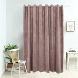 Blackout Curtain with Metal Rings Velvet Antique Pink 290x245 cm 134523