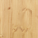 Wardrobe "Corona" 194x52x186 cm Solid Wood Pine 4012162
