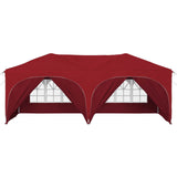 Pop-up Party Tent 575 x 288 x 245 cm Burgundy Oxford Fabric 42019906
