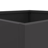 ZNTS Planter Black 42x40x39 cm Cold-rolled Steel 841547