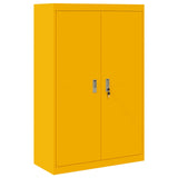 Storage Cabinet Mustard Yellow 90 x 40 x 140 cm Steel 3406163