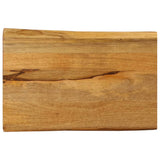 Table Top 70x40x3.8 cm Live Edge Solid Wood Mango 370777