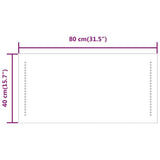 LED Bathroom Mirror 40x80 cm 3154049
