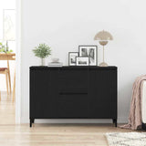 Sideboard Black Oak 104 x 35 x 70 cm Engineered Wood 862597