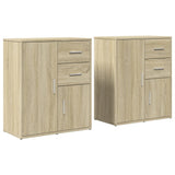 Sideboards 2 pcs Sonoma Oak 60x31x70 cm Engineered Wood 3276562