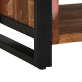 Shoe Bench Multicolour 100 x 40 x 50 cm Solid Reclaim wood 4013602