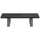 Two Piece Bathroom Furniture Set Ceramic Grey 279332