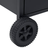 Gas Barbecue Grill 41 Cooking Zone Black Steel 310105