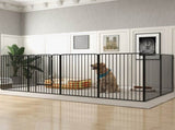 100cm 8 Panels Heavy Duty Dog Pen, Pet Playpen for Indoors, Outdoors, Small, Medium, Large Dogs T3398P349739