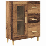 Highboard Old Wood 69.5 x 34 x 180 cm Engineered Wood 3415757