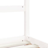 Kids Bed Frame White 90x200 cm Solid Wood Pine 835719