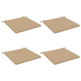 4-Piece Seat Cushions SOEST 4 pcs 100% Polyester Sand 944942