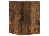 3 Piece Bathroom Cabinet Set HOORN Smoked Oak Engineered Wood 3417797
