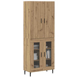Highboard 2 pcs Old Wood 69.5 x 34 x 180 cm Engineered Wood 3403184