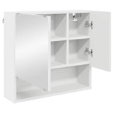 Bathroom Furniture Set 3 pcs White Engineered wood & Metal 3392943