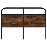 Replace Headboard Smoked Oak 135 cm Steel and Engineered Wood 4100241