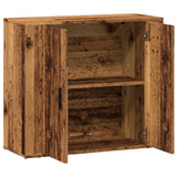Sideboard Old Wood 80x33x70 cm Engineered Wood 857073