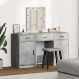 Dressing Table with Door Grey 50 x 41 x 135 cm Engineered Wood 3334257