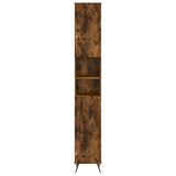 Bathroom Cabinet with Open Shelf BREDA Smoked Oak 897480