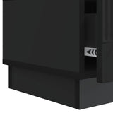 TV Cabinet with Drawer Black 147 x 34.5 x 27 cm Engineered Wood 895396