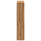 Book Cabinet Artisian Oak 132x29x141.5 cm Engineered Wood 3310315
